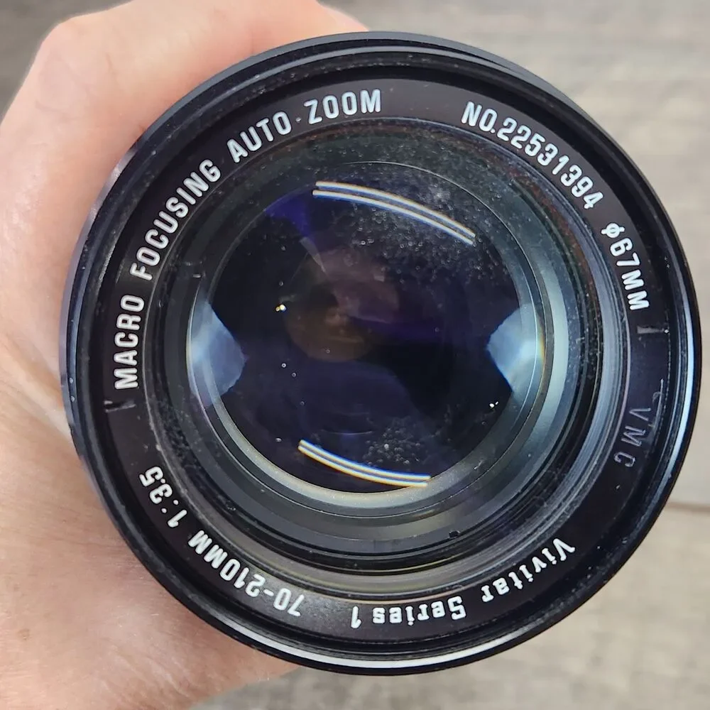 Vivitar Series 1 70-210mm f3.5 Lens for Nikon N/F w/ Box, Caps & Case 67mm